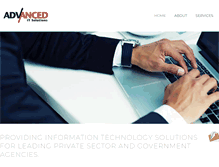 Tablet Screenshot of advanced-it-solutions.com